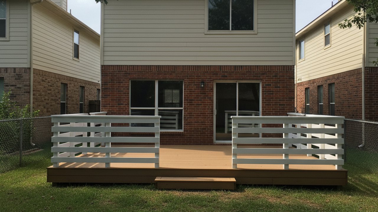 Deck Installation completed by Oasis Deck Company in Allen, TX