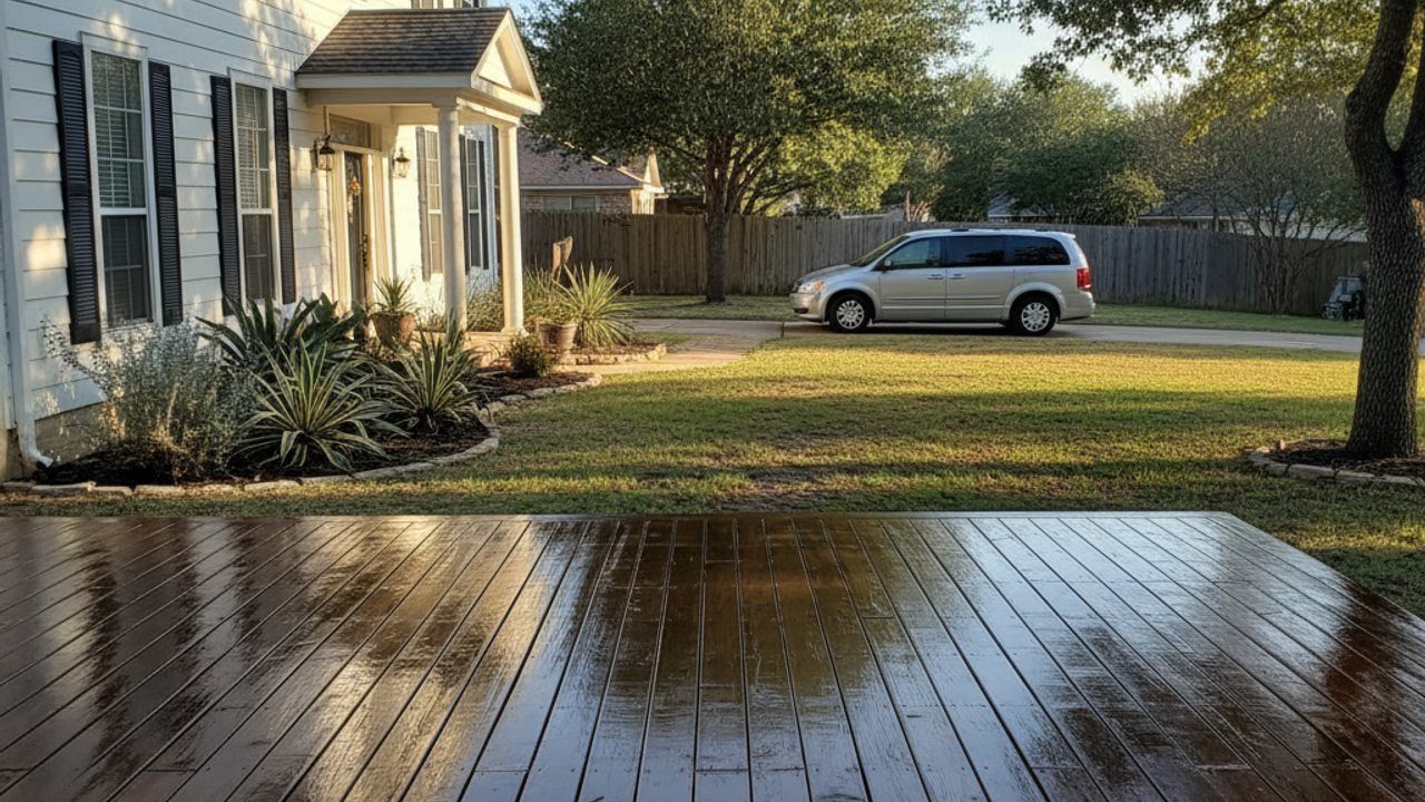 Composite Decking Installation completed by Oasis Deck Company in Irving, TX